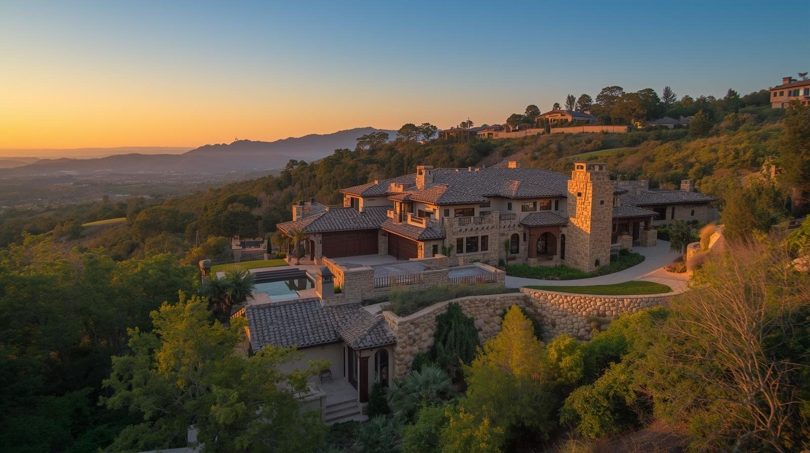 Jason Momoa house in Topanga Canyon with canyon views.