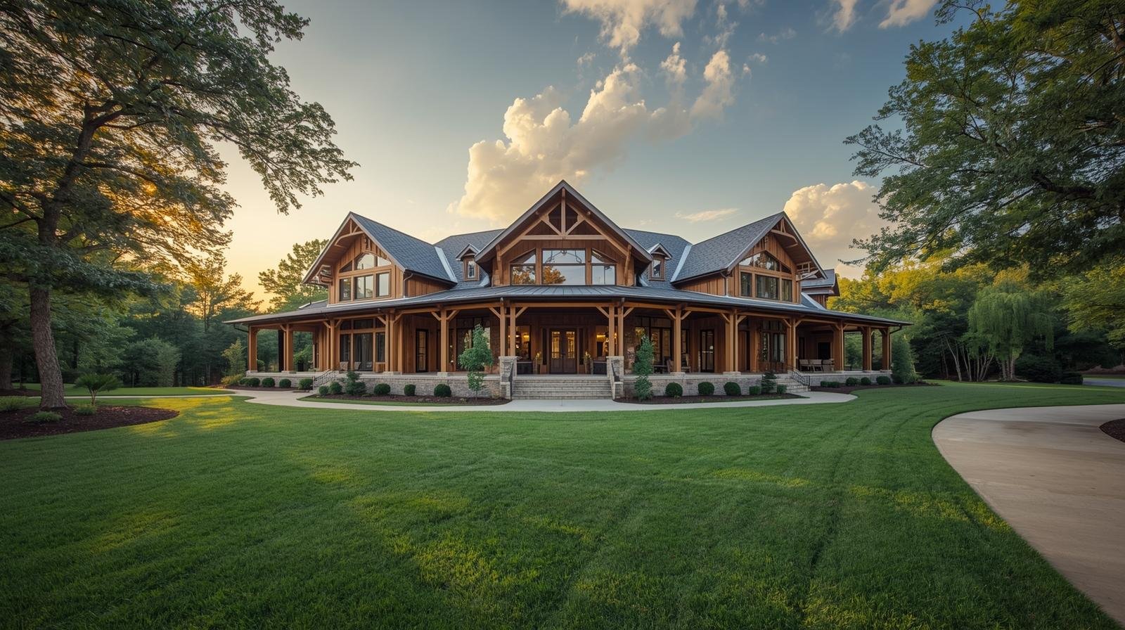 Jesse James Dupree house exterior in Kennesaw Georgia showing Southern architecture