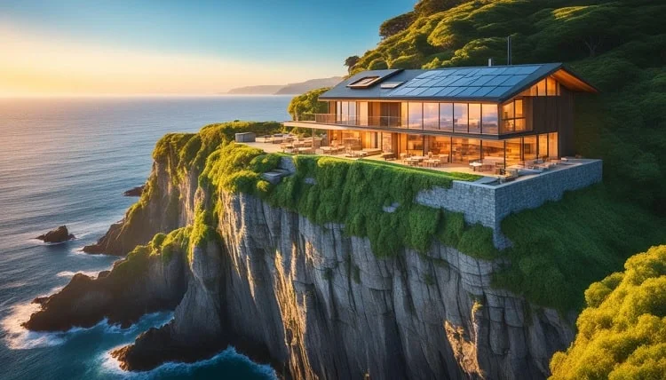 Minecraft Cliffside House