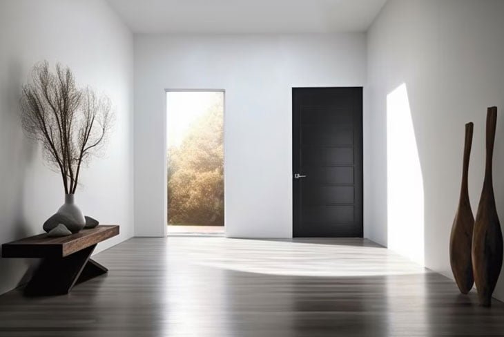 Black Interior Doors in Modern Interiors