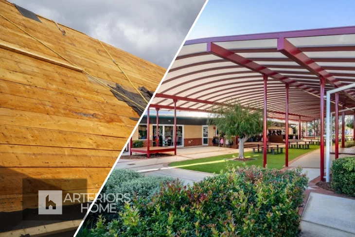 Comparison of polycarbonate roofs vs. traditional roofing materials for modern homes.