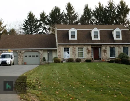 Jerry Sandusky house exterior view in State College, Pennsylvania.