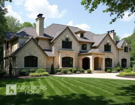 Joe Flacco's luxurious 7,361 sq ft house in Towson, Maryland, valued at $2.5-3 million.