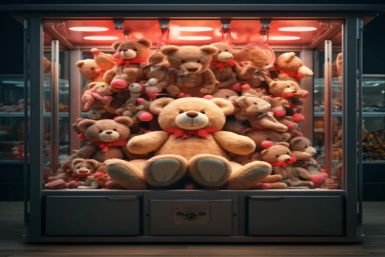zskera vault stuffed bear toy room showcasing organized and cozy plush bear displays