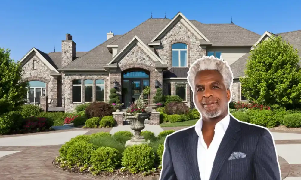 Charles Oakley House exterior with modern design and landscaped garden in Atlanta.