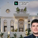 Josh Hutcherson House Hollywood Hills exterior showing mid-century modern architecture with expansive glass walls and treetop deck overlooking Los Angeles