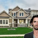 Modern view of the Tyson Ritter House in Los Angeles with lush gardens, reflecting the luxury and style of Tyson Ritter’s celebrity home.