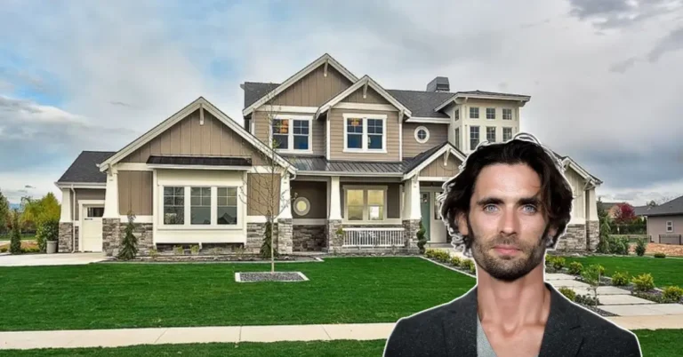Modern view of the Tyson Ritter House in Los Angeles with lush gardens, reflecting the luxury and style of Tyson Ritter’s celebrity home.