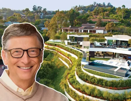 Bill Gates House Xanadu 2.0 in Medina Washington overlooking Lake Washington with $183M value