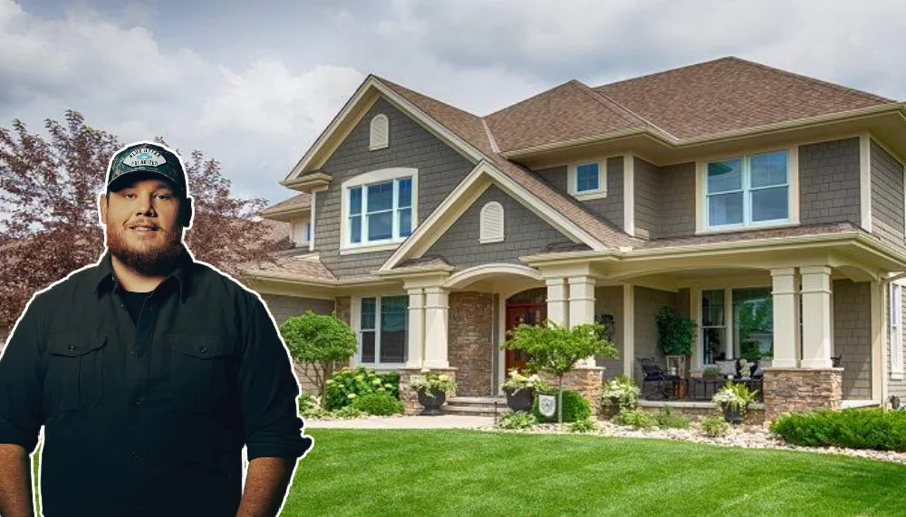 luke Combs House in Nashville – $2.3M modern farmhouse with rustic charm, family-focused living, and outdoor space for privacy.