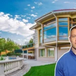 Christian McCaffrey house luxury mansion in Los Angeles with pool and tennis court