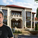 Enrique Martínez Celaya's Bel Air House with contemporary design, sculpture gardens, art studios, and luxurious landscaping on a private 2-acre lot.