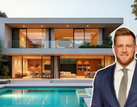 JJ Watt house luxury mansion in Phoenix with pool and sports court