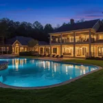 Luxury Conyers mansion with pool and basketball court owned by Dominique Wilkins