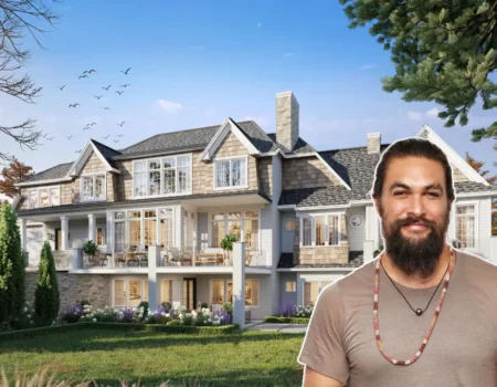 Jason Momoa Houses in Mokuleia, Oahu featuring an eco-friendly design surrounded by tropical greenery and ocean views