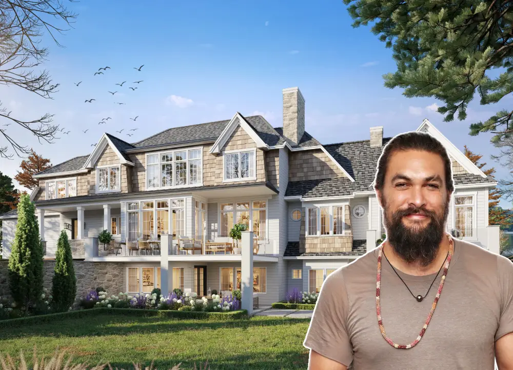 Jason Momoa Houses in Mokuleia, Oahu featuring an eco-friendly design surrounded by tropical greenery and ocean views