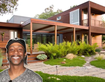 Katt Williams House in Lawrenceville, Georgia – the comedian’s private 2,500-square-foot suburban home featuring a ranch-style design, surrounded by trees and calm neighbourhood streets.