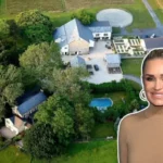 Yolanda Hadid Pennsylvania house farm estate New Hope Bucks County aerial view historic main residence guest cottages equestrian facilities