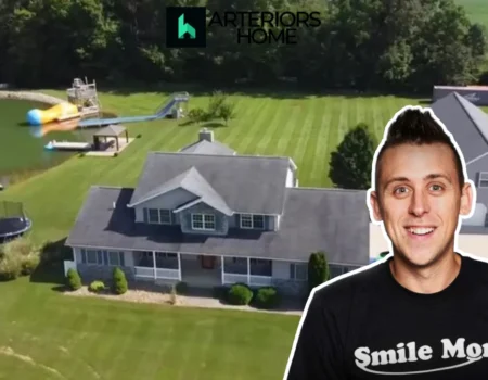 Roman Atwood house in Thornville Ohio with pond and outdoor features