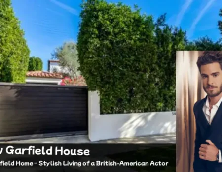 Andrew Garfield House exterior view in Beverly Hills California