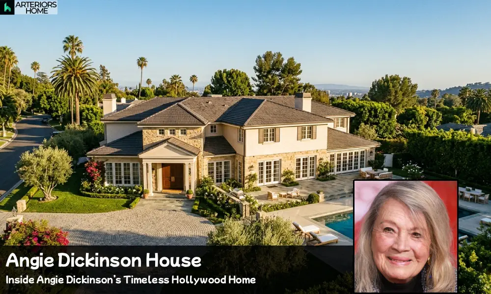 Angie Dickinson House elegant California home of American retired actress
