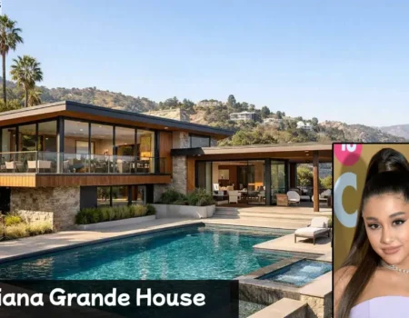 Ariana Grande house exterior and modern luxury design