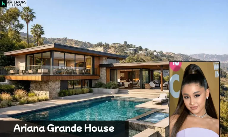 Ariana Grande house exterior and modern luxury design