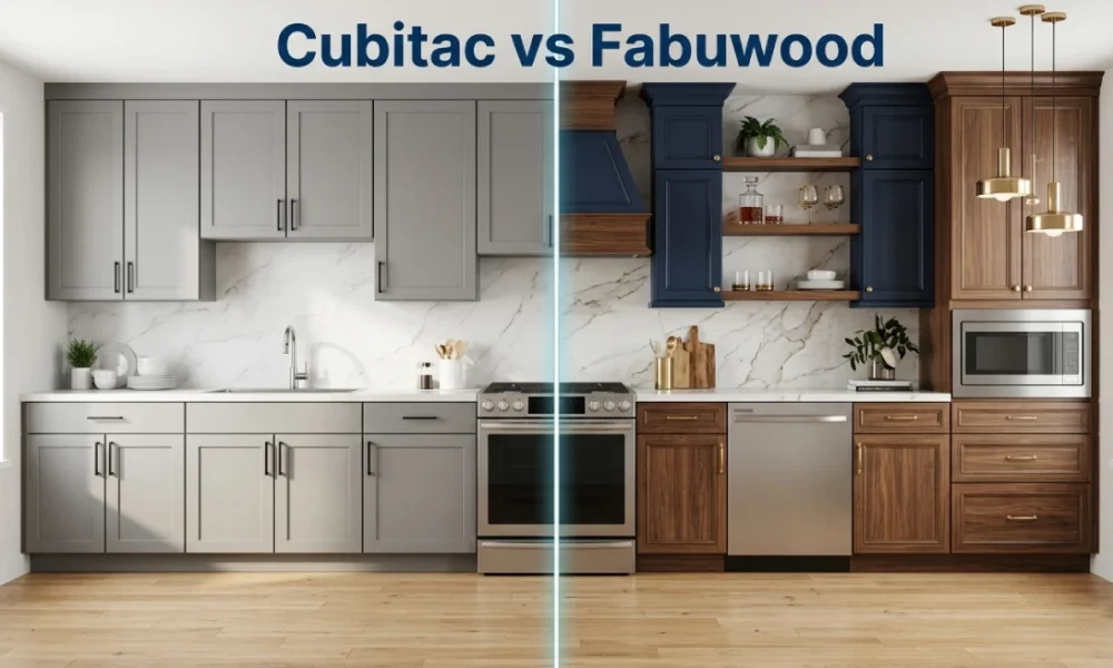 Cubitac vs Fabuwood kitchen cabinets side by side comparison design