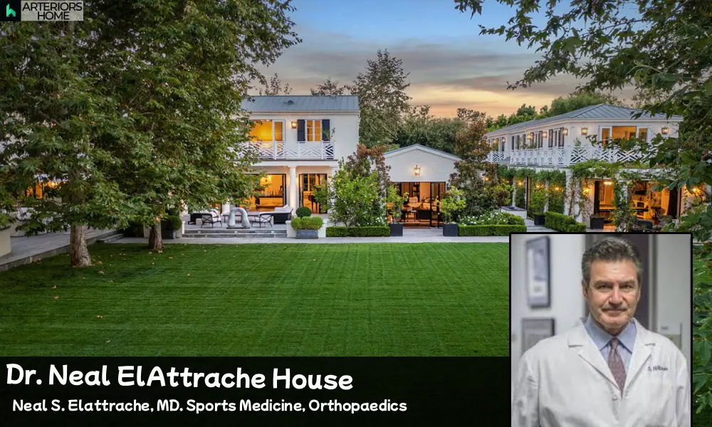 Dr. Neal ElAttrache House luxury home of orthopedic surgeon in Los Angeles with modern architecture