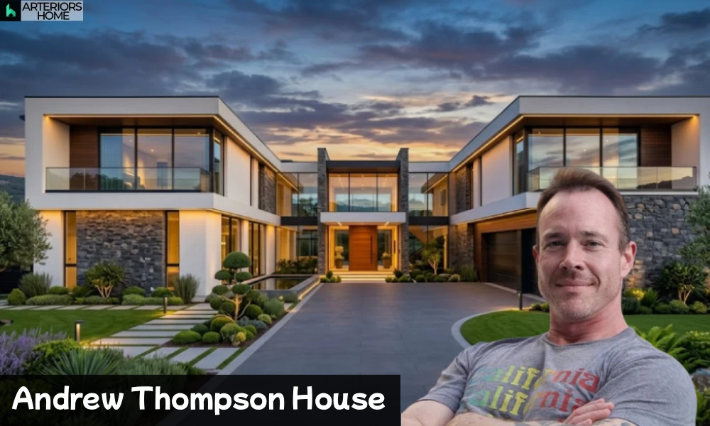 Andrew Thompson house with modern luxury exterior and interior