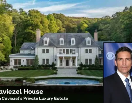 Jim Caviezel House luxury exterior with modern design