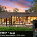 Exterior view of Jonathan Osteen House, a luxurious French-style mansion in Houston's River Oaks neighborhood