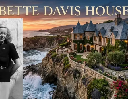 Bette Davis House perched on Laguna Beach cliffs with panoramic ocean views