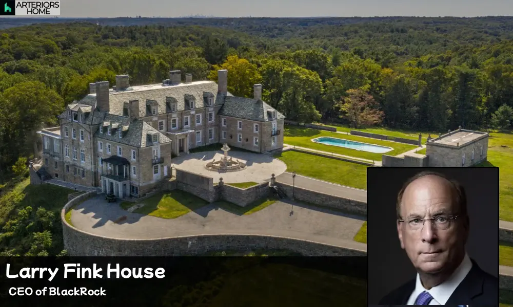 Larry Fink House in North Salem estate with countryside setting and private wooded grounds