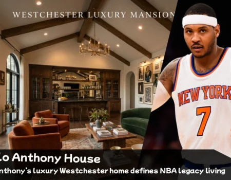 Carmelo Anthony House showcasing Westchester mansion with art-filled luxury interiors