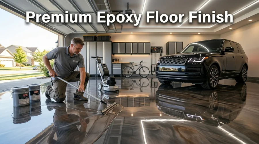 garage floor paint vs epoxy high gloss epoxy coating
