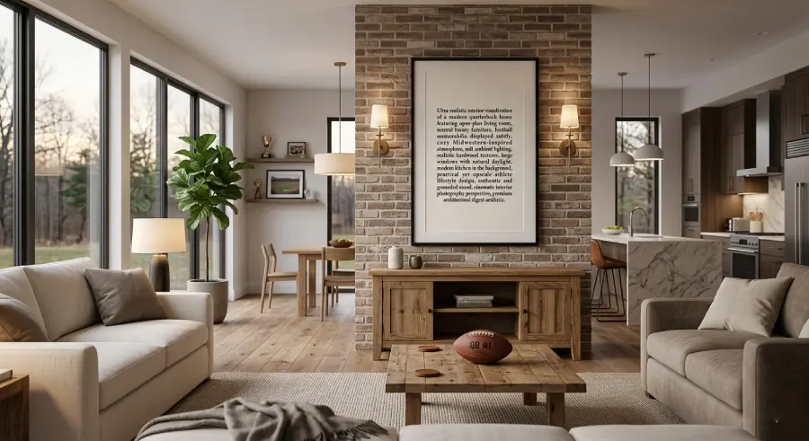 Inside Skylar Thompson house modern NFL interior
