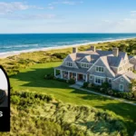 The Jim Chanos house at 70 Further Lane, a three-acre oceanfront shingle-style estate in East Hampton, New York.