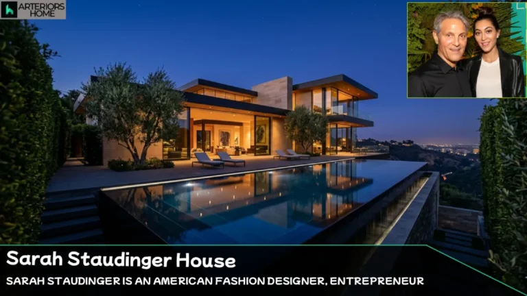 Sarah Staudinger House, a 14,000 sq ft modern Beverly Hills estate with infinity pool and canyon views.