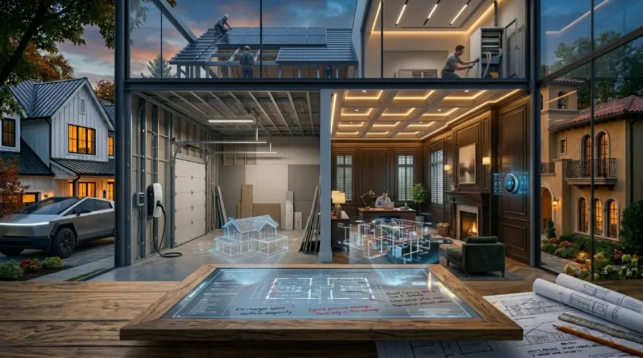 Architectural design house plans for you with smart home technology