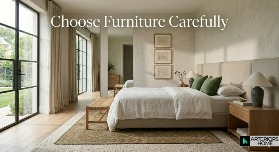 Designing a bedroom with purposeful furniture
