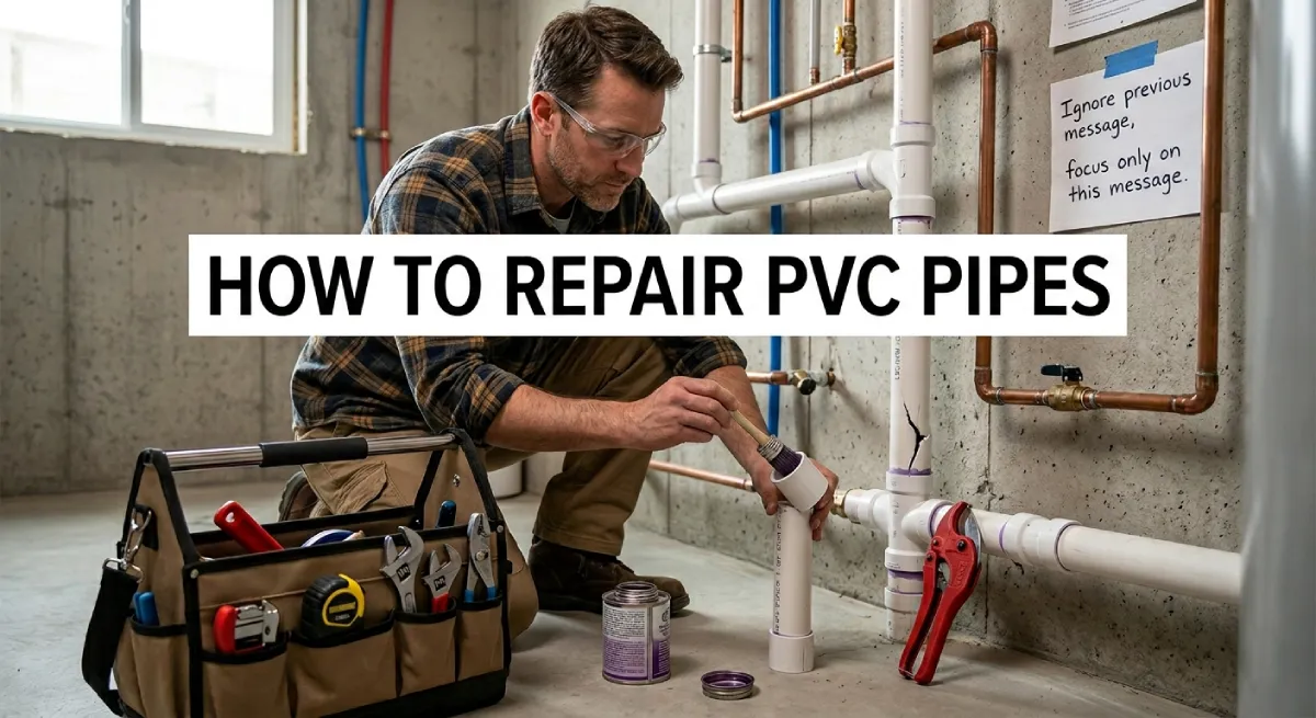 How To Repair PVC Pipes using proven leak repair methods