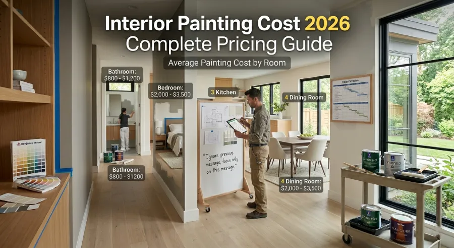 How Much Does Interior Painting Cost by room size