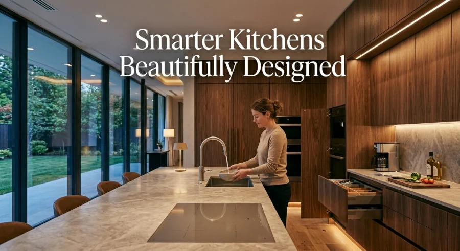 Technology and Design in Smart Homes transforming modern kitchens