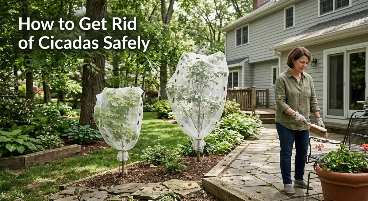 How to Get Rid of Cicadas safely without harming your yard