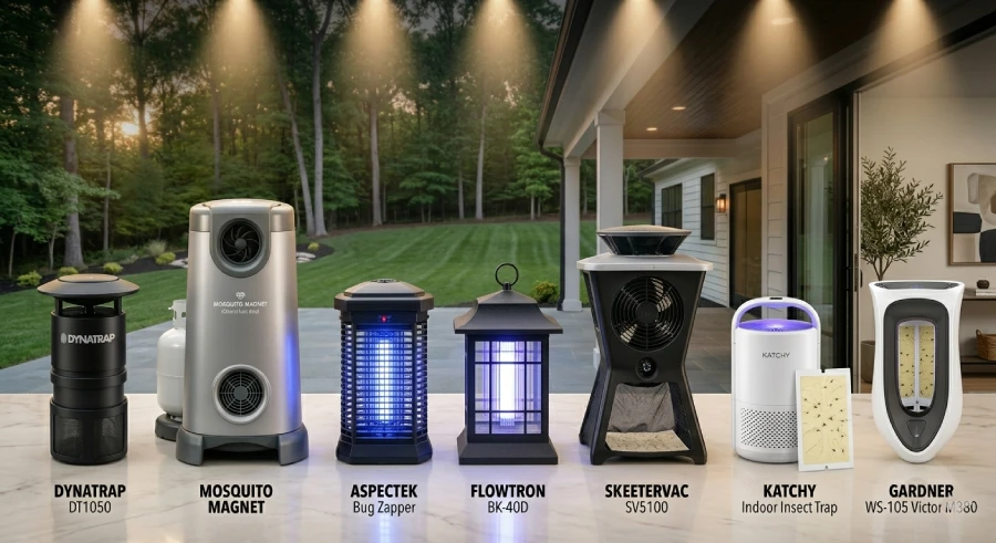 Best mosquito traps comparison featuring top-rated mosquito control solutions