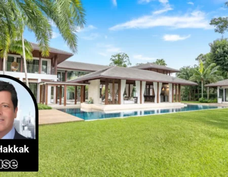 Andre Hakkak house featuring modern luxury architecture and landscaped grounds