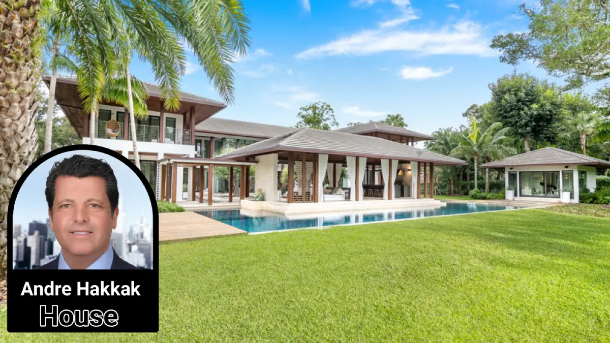Andre Hakkak house featuring modern luxury architecture and landscaped grounds