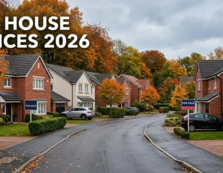 UK house prices 2026 showing a slower housing market
