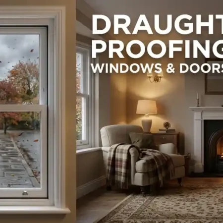 Draught proofing windows and doors to reduce cold draughts at home